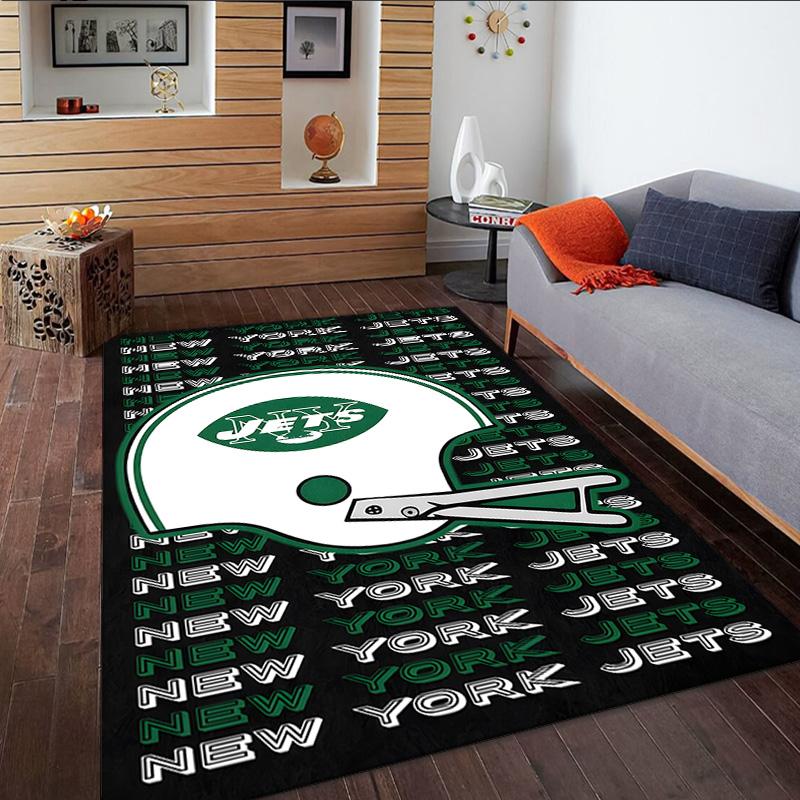 Jets Helmet Carpet, Kitchen Rugs, Yoga Mat, Non-Slip Mats, Rug for Bathroom, Living Room bedroom, Camping Rugs Christmas Gift
