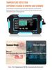 12V 6A Smart Pulse Repair Charger with LED Display for SUV & Motorcycle
