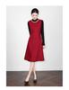 High-End Diamond Sequin Tweed A-line Vest Dress In Little Coco Style