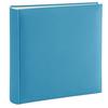 Album photo - scalea - 30x30 cm - 100 pages blanches - couleur turquoise - reliure lin