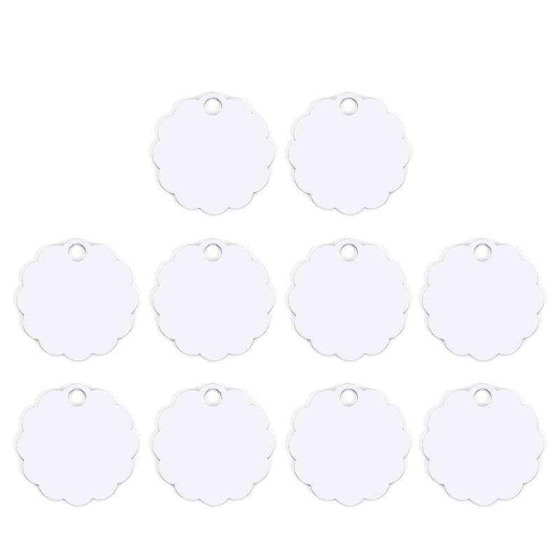 10pz Targhette Nome Vuote per Tazze da Sublimazione 40oz Tavola per Trasferimento Termico per Fai da Te e Artigianato Targhetta Personalizzata