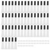 50pcs Empty Lip Gloss Soft Containers Tubes Refillable Lip Balm Glaze Tubes Empty Lipstick Tube for DIY Cosmetic Makeup