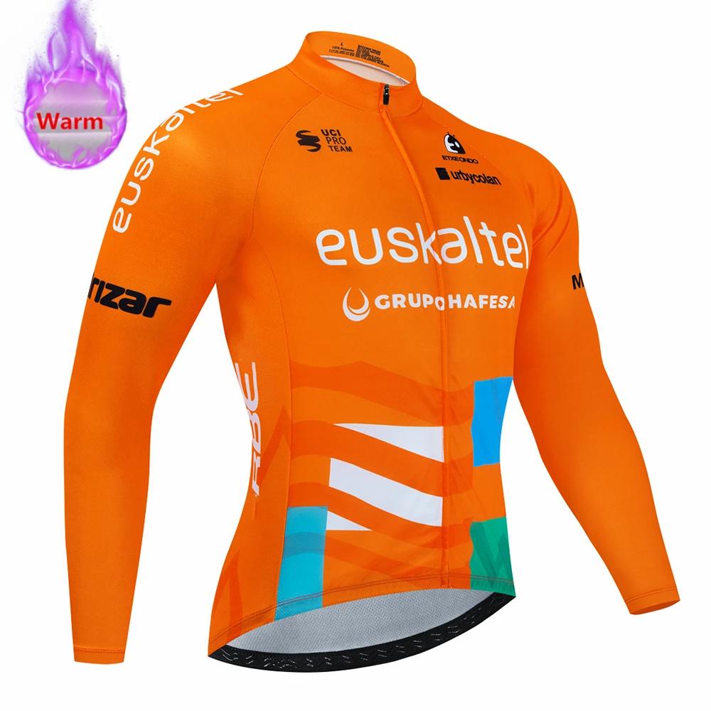 2026 Team Winter Thermal Fleece Cycling Jersey Set Racing Bike Suit Mountian Bicycle Clothing Ropa Maillot Ciclismo Hombre