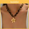 Geometric Heart Pendant Necklace With Alloy Charm For Summer Beach Wear
