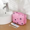 Korean Version Large Capacity Fashion Cosmetic Bags & Cases Waterproof Polyester Makeup Toiletries Organizer Zipper for Travel