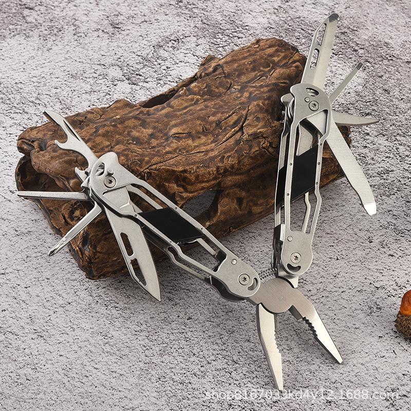 Stainless Steel Portable Multi-tool Knife with Folding Pliers