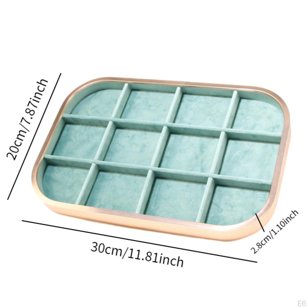 Jewelry Tray for Drawer, Stackable Organizer, Storage Earring, Necklace,