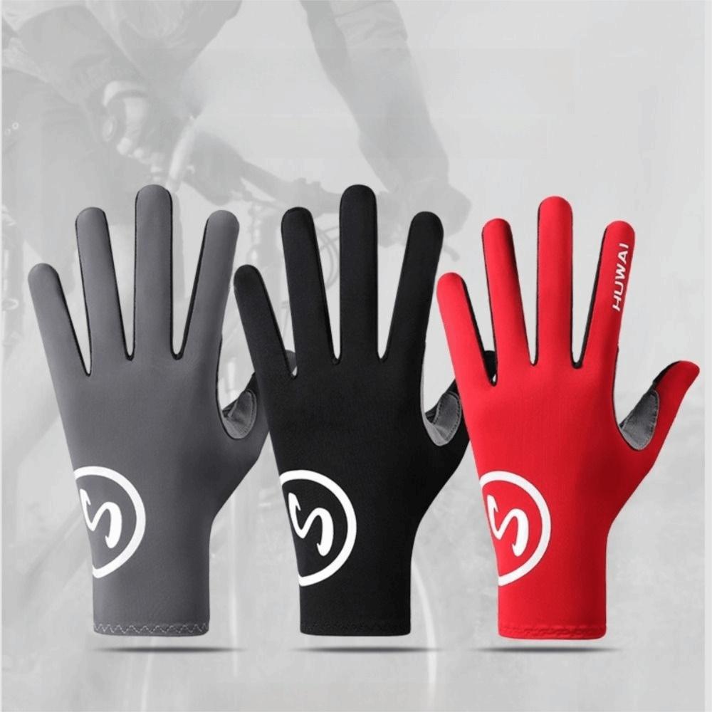 Full Finger Cycling Gloves Windproof Bicycle Mittens Shockproof Sports Gloves  Riding