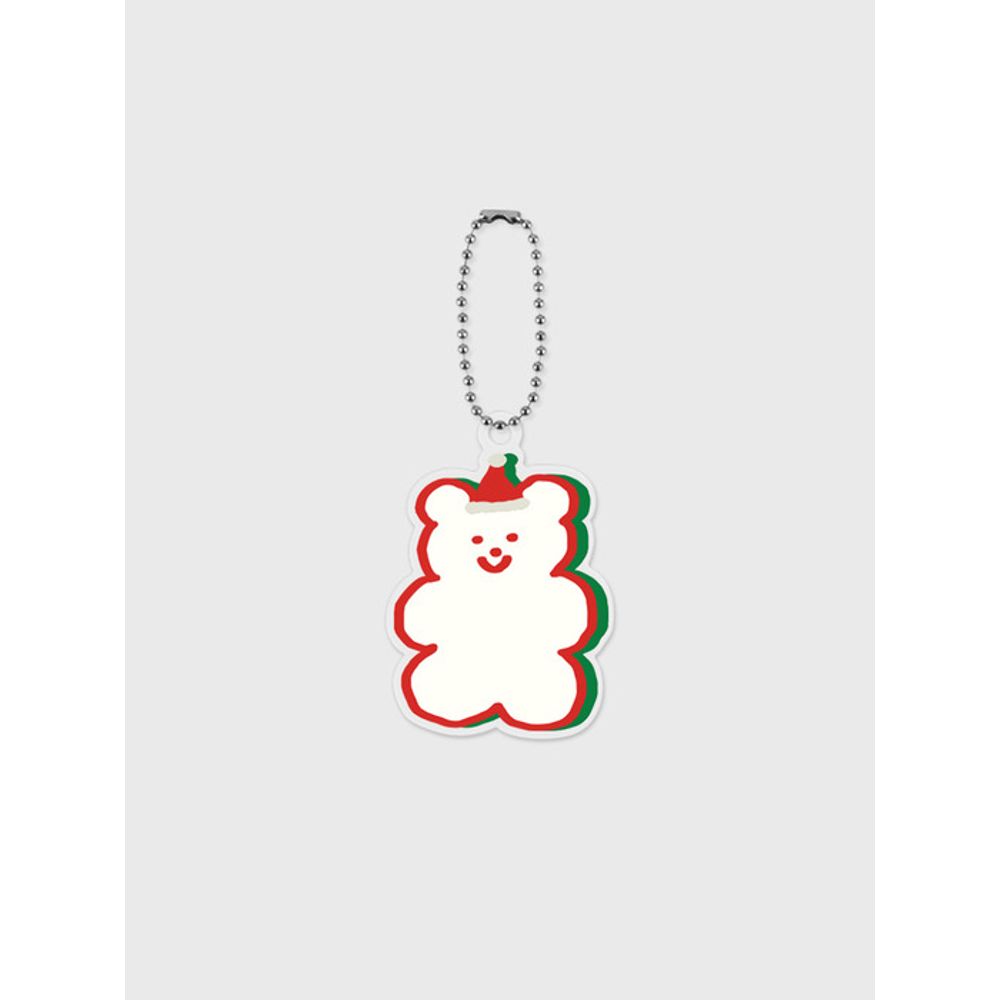 

theninemall santa line gummy acrylic keyring single