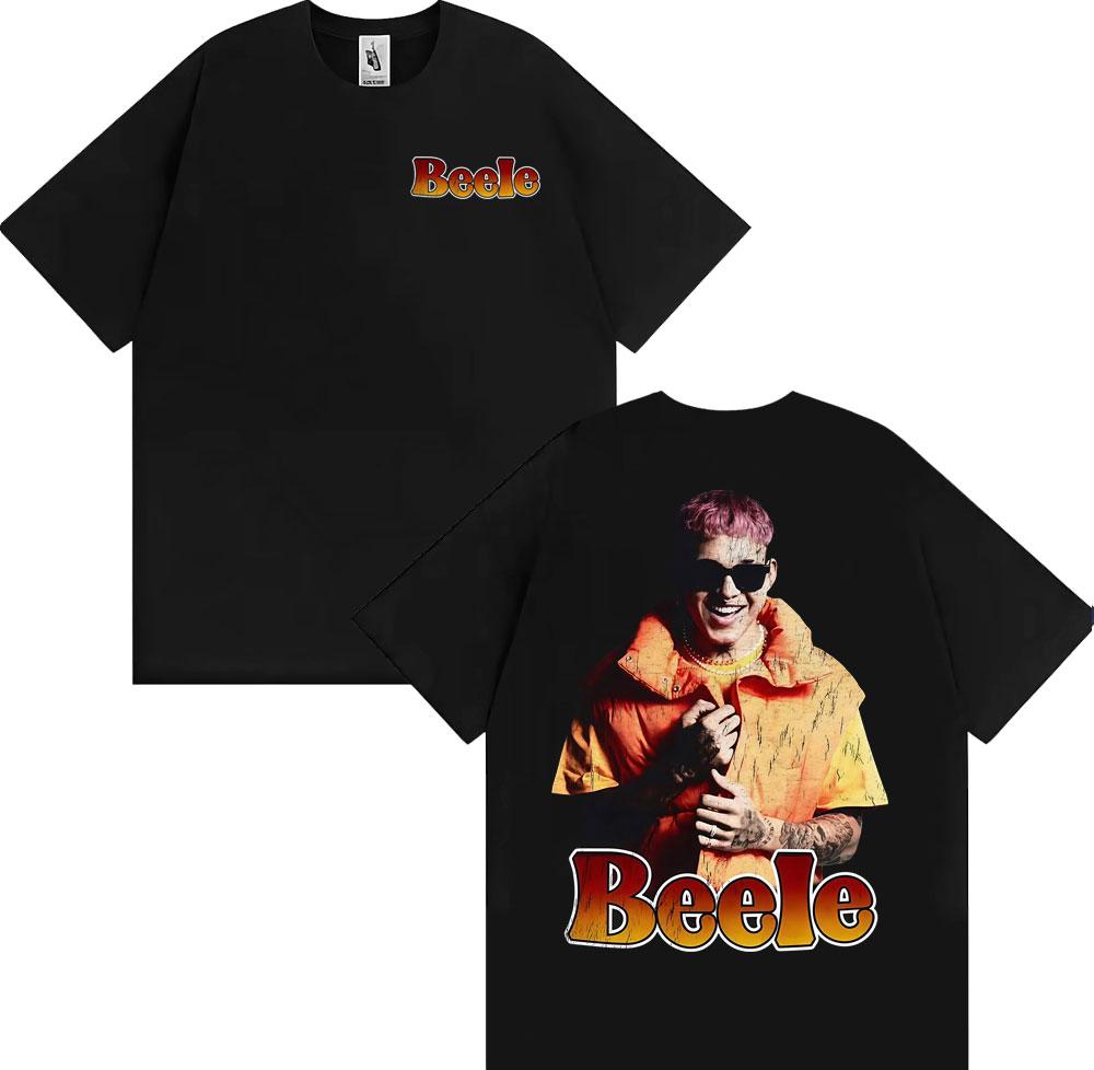 2025 Summer Rapper Biller Album Tour Merch Tshirt Mens Hiphop Pop Street Tshirt 100 Cotton Oversized Street Clothes