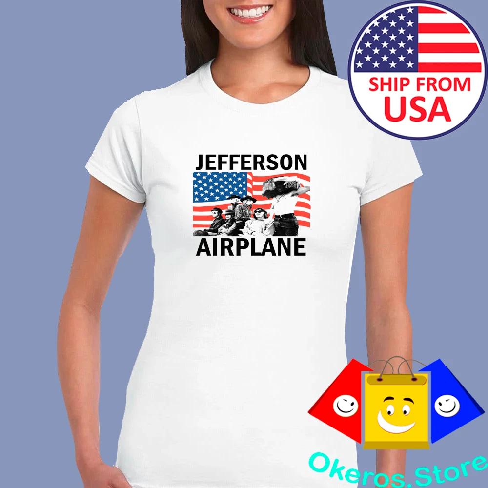 Jefferson Airplane Women s White Size S to 2XL 2XL