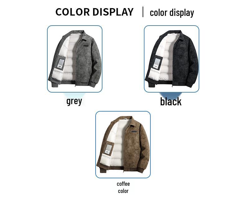 2025 Trendy Retro High Neck Down Jacket - Warm, Thick, and Stylish