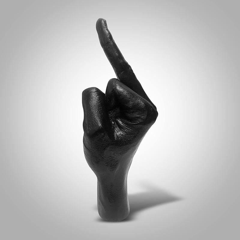 Personalized Middle Finger Statue Ornament Home Desk Decoration Accessories Resin Craft Desktop Figurines Living Room Decor