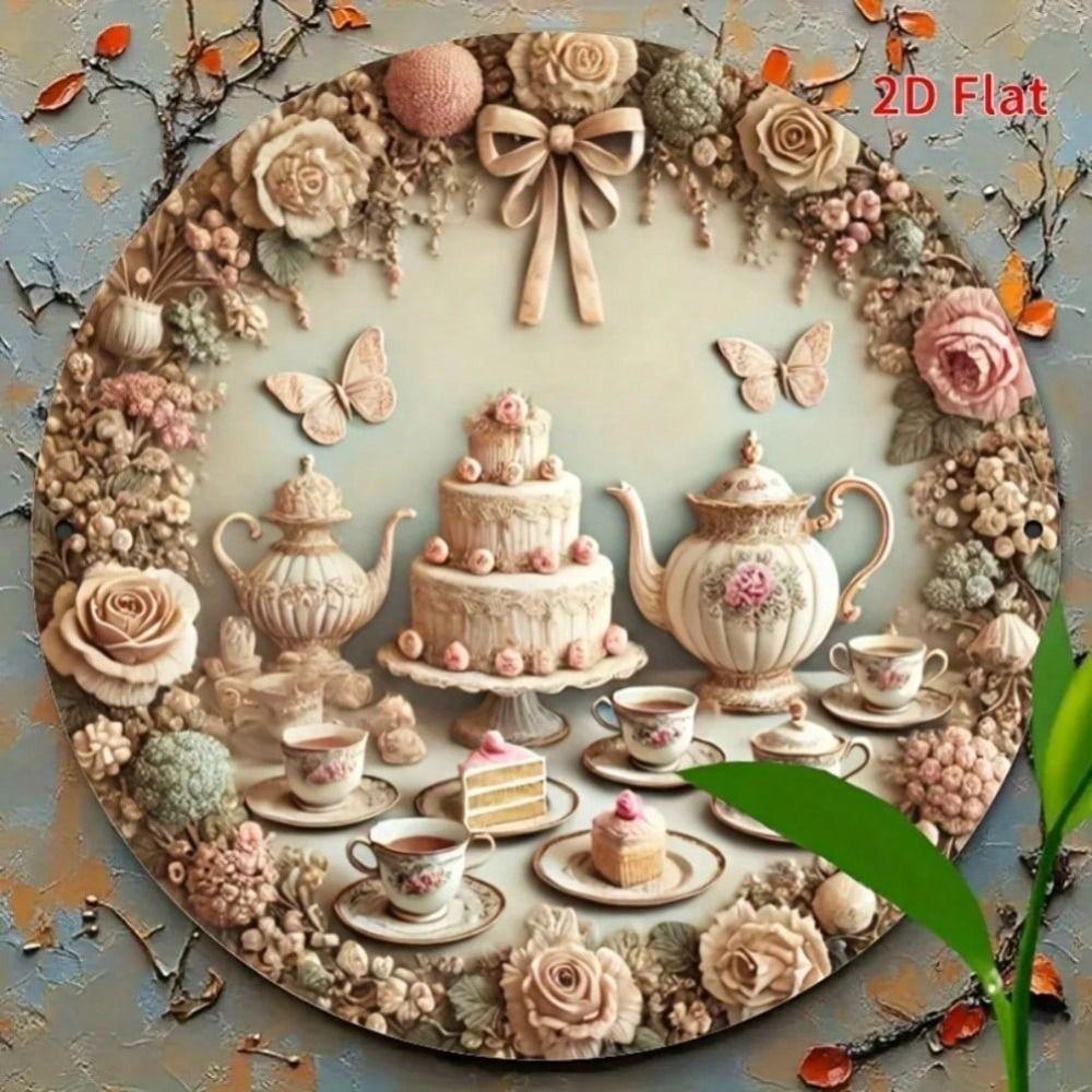 Vintage Metal Tin Sign Retro Wall Art Decor 20x20cm