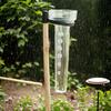 Polystyrene Rain Gauge Up To 35mm Plastic Rain Gauge with Stand Garden Outdoor Yard Rainfall Measurement for Garden Yard