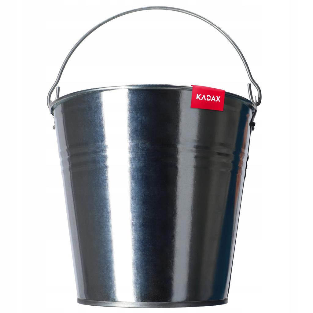 KADAX Seau de jardin Seau en métal galvanisé 10 L