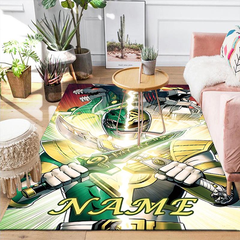 Custom 1Pc Power Rangers Adventure Rug Office Carpet Indoor Outdoor Entrance Doormat Nonslip Soft And Comfortable Living Room D2915216