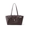 Vintage Damen Aktentasche Leder Pendler Handtasche Damen Großes Fassungsvermögen Design Sinn Nische High-End Sinn Umhängetasche