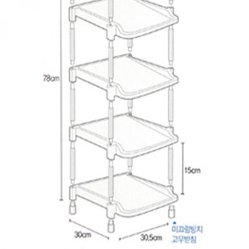 Daiso 5patrový organizér na boty