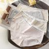 Big Size Female Spring and Summer Pure Cotton 7a Antibacterial Extended Crotch No Trace Briefs