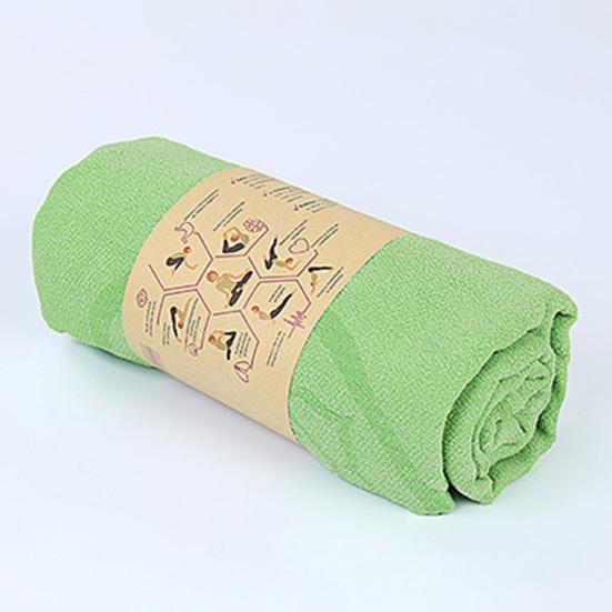 Yoga Towel Perfect Thickness Non-slip Exquisite Seaming Anti-pilling Extra Long Line Position Quick