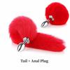 BDSM Faux Fox Tail Anal Plug with Removable Smooth Butt Plug for Men Women Role-playing Adult Games Sex Toys