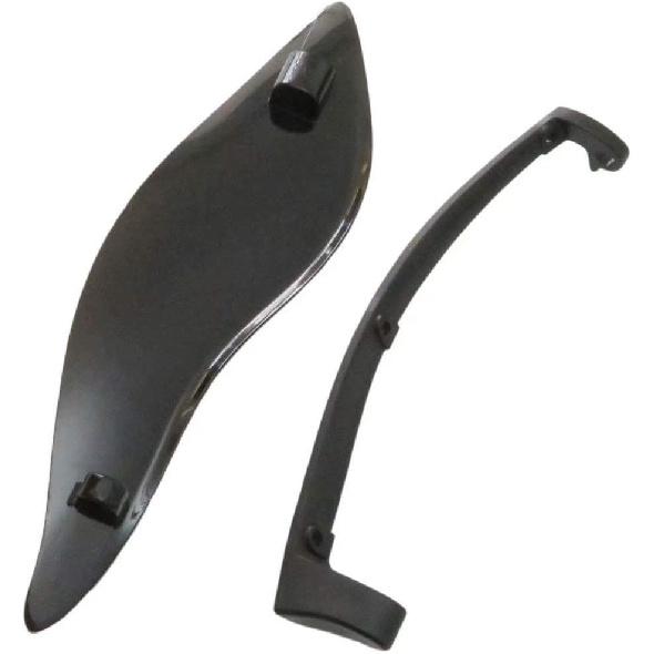Adjustable Wind Deflectors Side Wings Windshield Fairing Side Cover Shield for 2014-2019 Harley Davidson Touring Electra/Street/Tri Glide CVO,Smoke