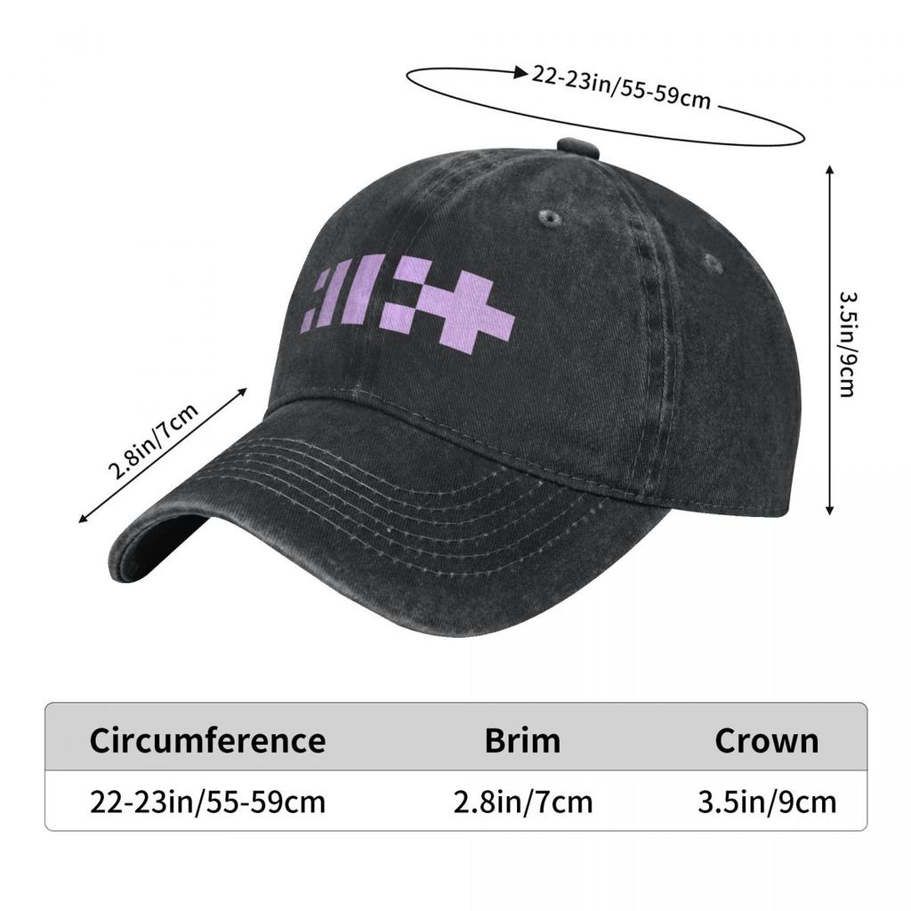 ILLIT Logo Cappellino da Baseball Casual Estivo illit kpop Cappellino Trucker Protezione Solare Kpop Rock Snapback Cappellino Uomo Donna Cappellini da Baseball alla Moda