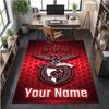 Crystal Velvet Rug Benfica FC Print Custom Name Text Floor Mat Home Decor