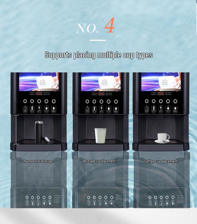 E30SW Smart Automatic Coffee and Milk Tea Machine with Three-Ingredient Single Heat Function