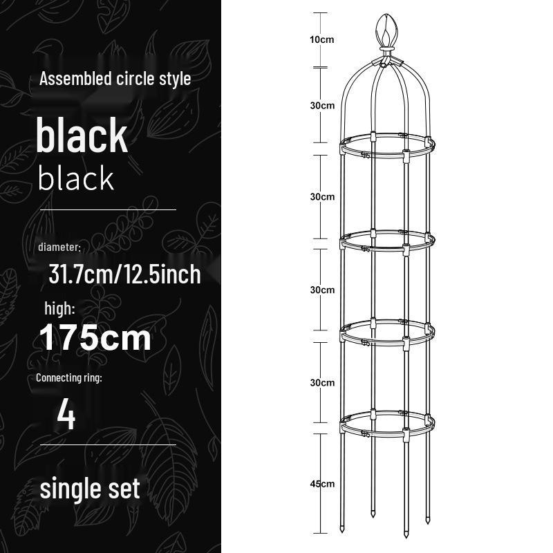 Spliced Climbing Plant Support Frame for Roses and Flowers