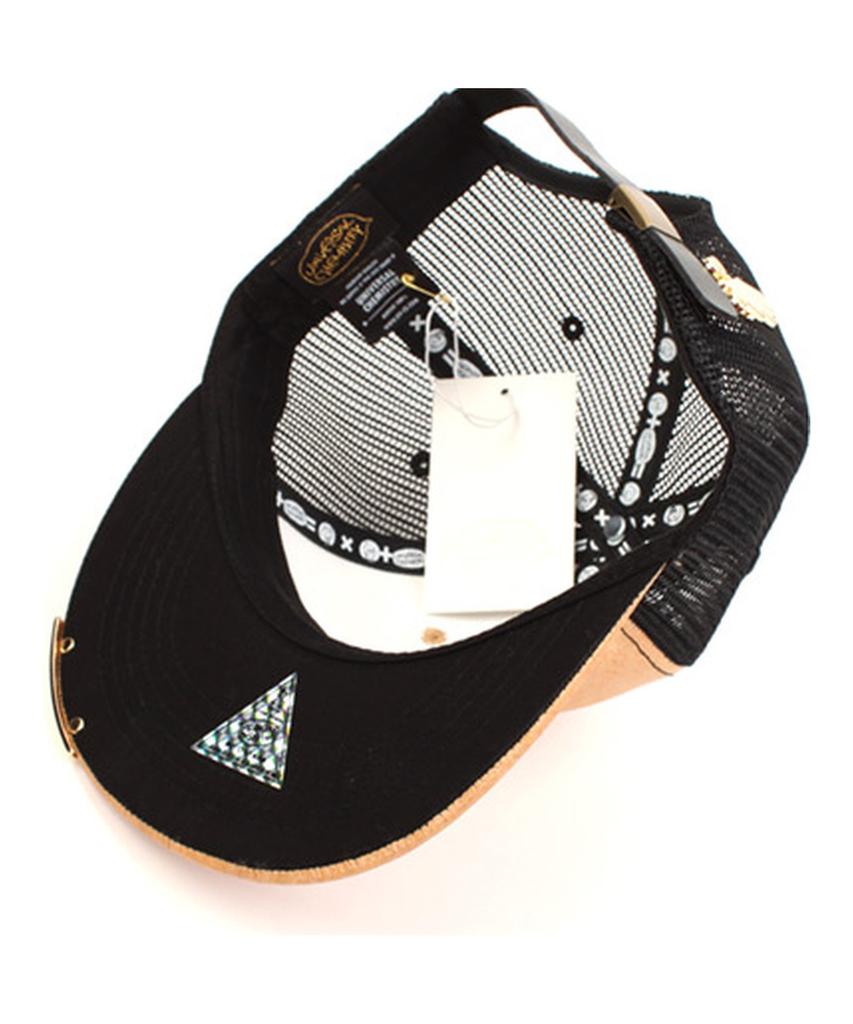 Yunibeosyeolkemiseuteuli Paper Mesh Strapback Cap Paper Hat Strapback