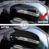For Mercedes Benz E-Class W211 2006 2007 2008 Car Rearview Side Mirror Cover Wing Cap Exterior Door Housing Shell Trim ABS
