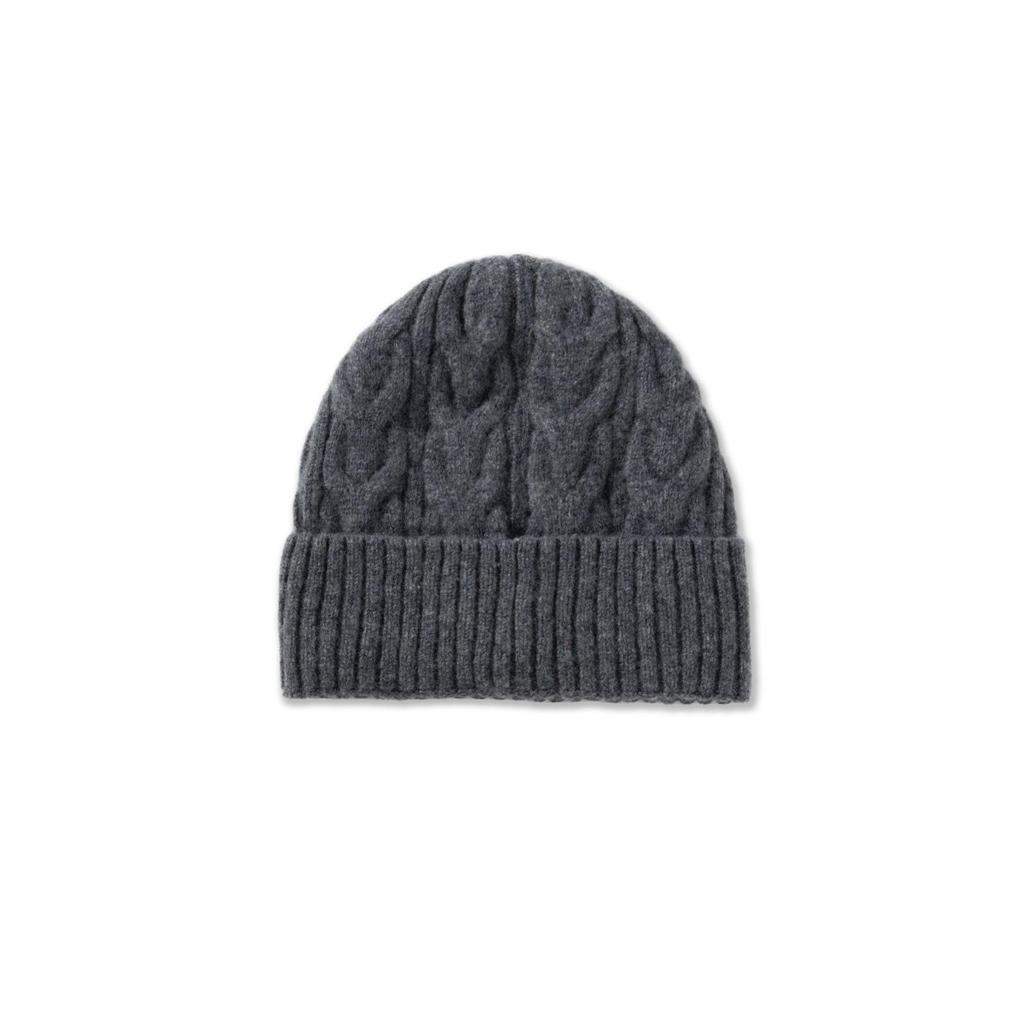 High-End Versatile Knitted Wool Hat for Men and Women - Solid Color, Warm for Autumn and Winter