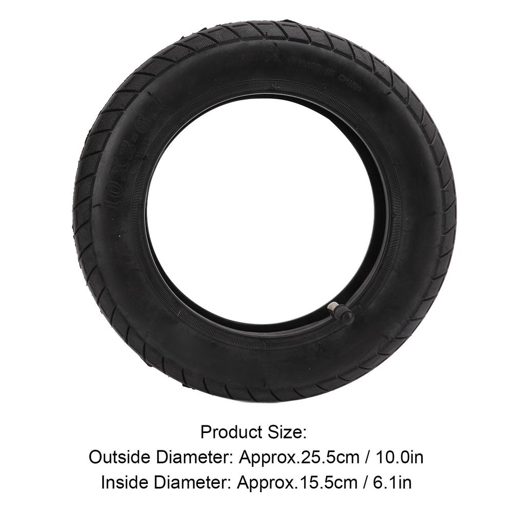 10x2?6.1 Thickening Wheel Tire Wear Resistant Texture Electric Scooter Rubber Tire