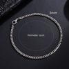 New Trendy Cuban Chain Men Bracelet Classic Stainless Steel 3/5/7/9mm Width Chain Bracelet For Men Women Zircon Gift