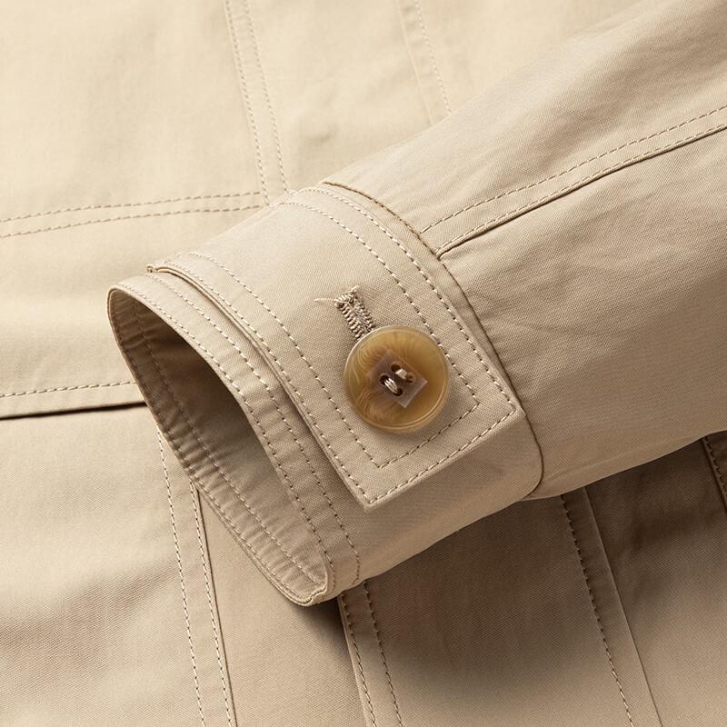JOW Men's Wrinkle-Resistant Loose Workwear Jacket