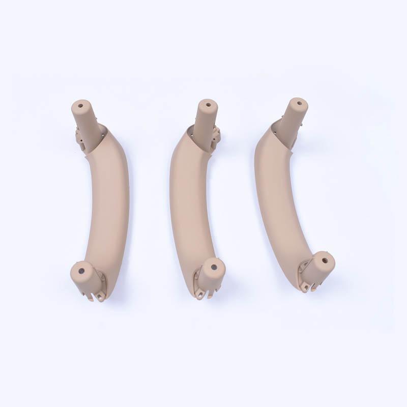 LHD Beige Black Car Left Right Interior Door Handle Inner Door Panel Handle Pull Trim Cover For BMW X3 X4 F25 F26