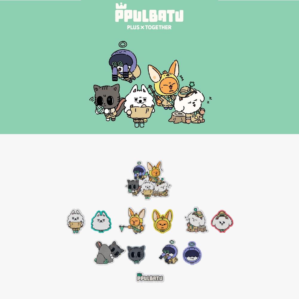 

2-й предварительный заказ TXT PPULBATU PLUS X TOGETHER FINDING MOA Большой набор наклеек