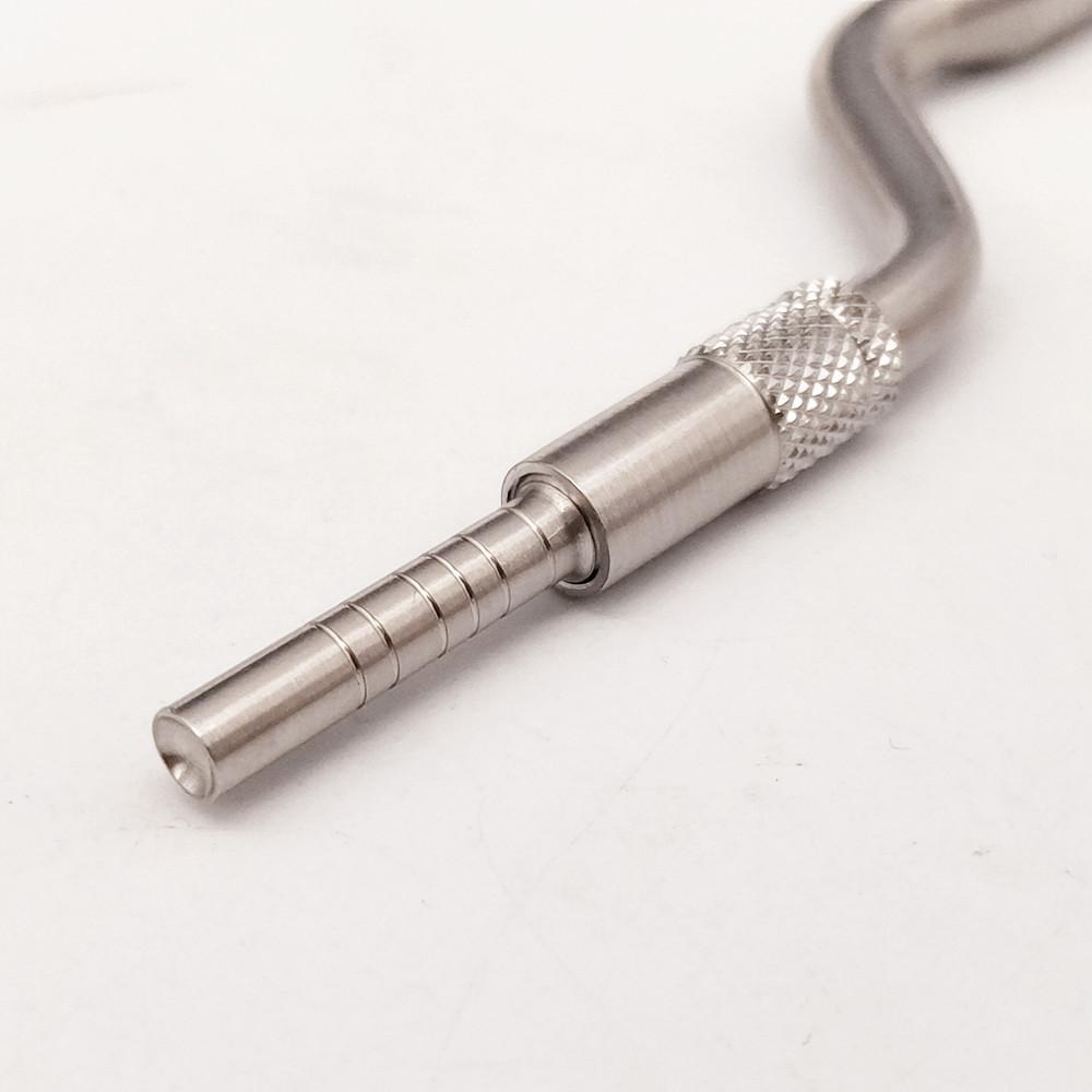 Outil d'ostéotome d'implant dentaire, outil de levage de Sinus dentaire, pointe courbée, poussoir de laboratoire dentaire, outils de dentiste