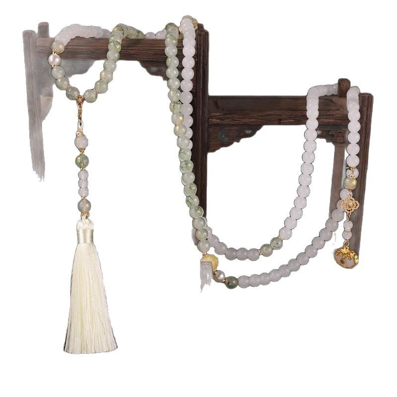 New Chinese Style Yingluo Long Back Cloud Necklace Ethnic Ancient Hanfu Horse Dress With Jewelry Hanfu Accessories