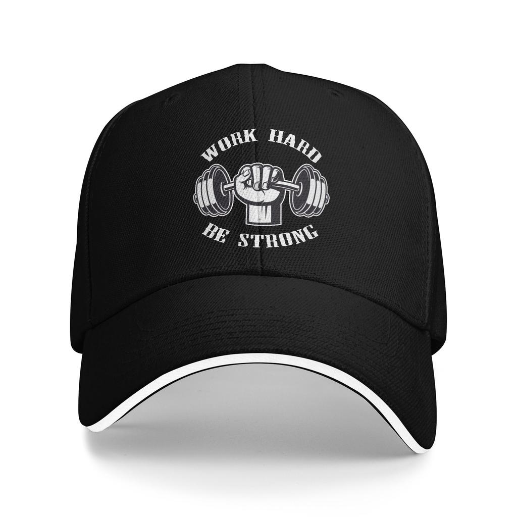 Individuelle Punk Unisex Kraftsport-Fitness-Baseballkappe für Erwachsene Bodybuilding Fitness Muskelverstellbare Papa-Kappe Unisex Hip-Hop Snapback-Kappen
