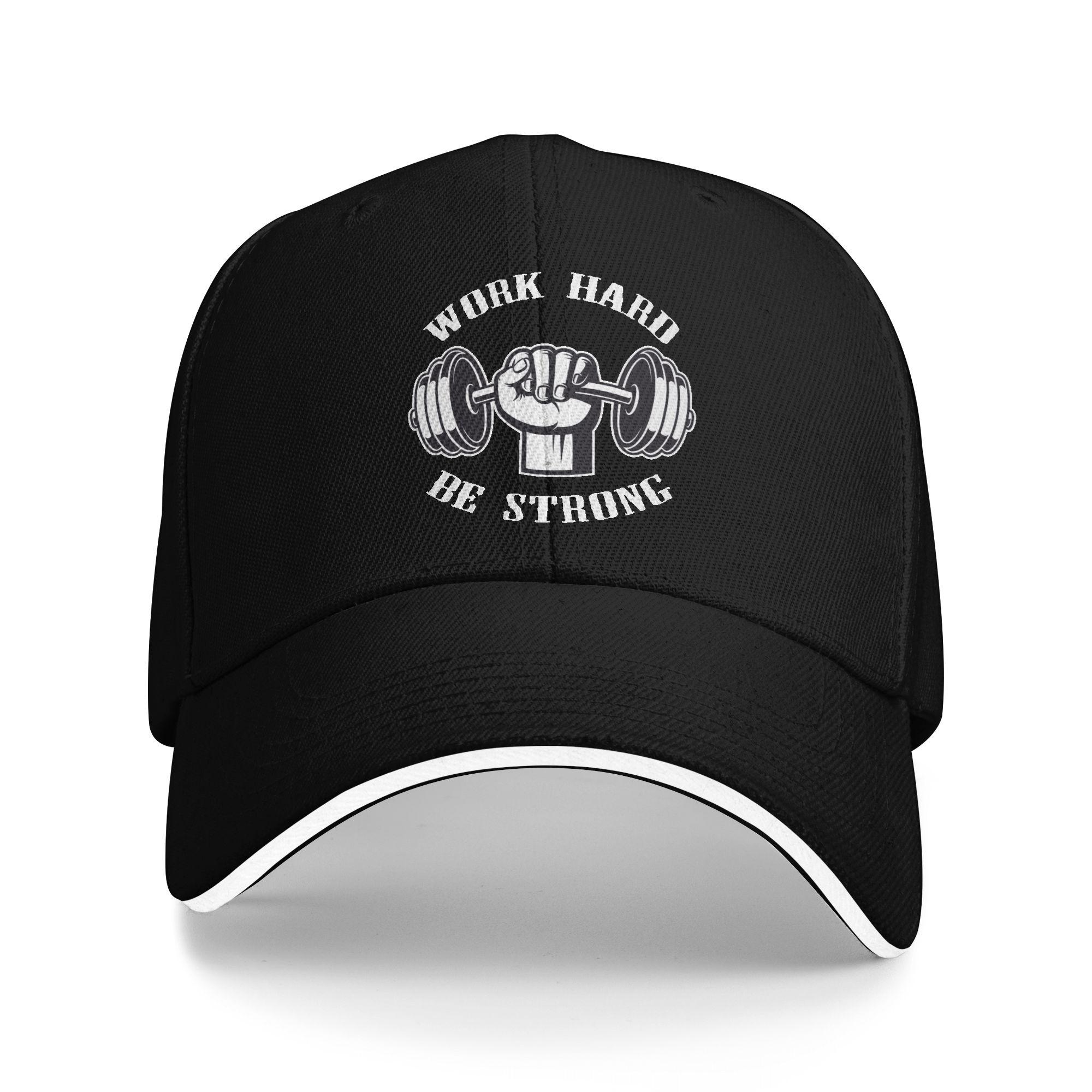 

No Pain No Gain Gym Motivational Quote Baseball Cap for Unisex WoUnisex Breathable Bodybuilding Workout Dad Hat Outdoor Snapback Hats One Size