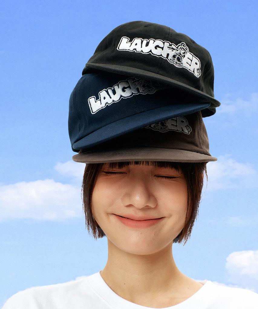 LAUGHER Signature Logo Ball Cap - Black