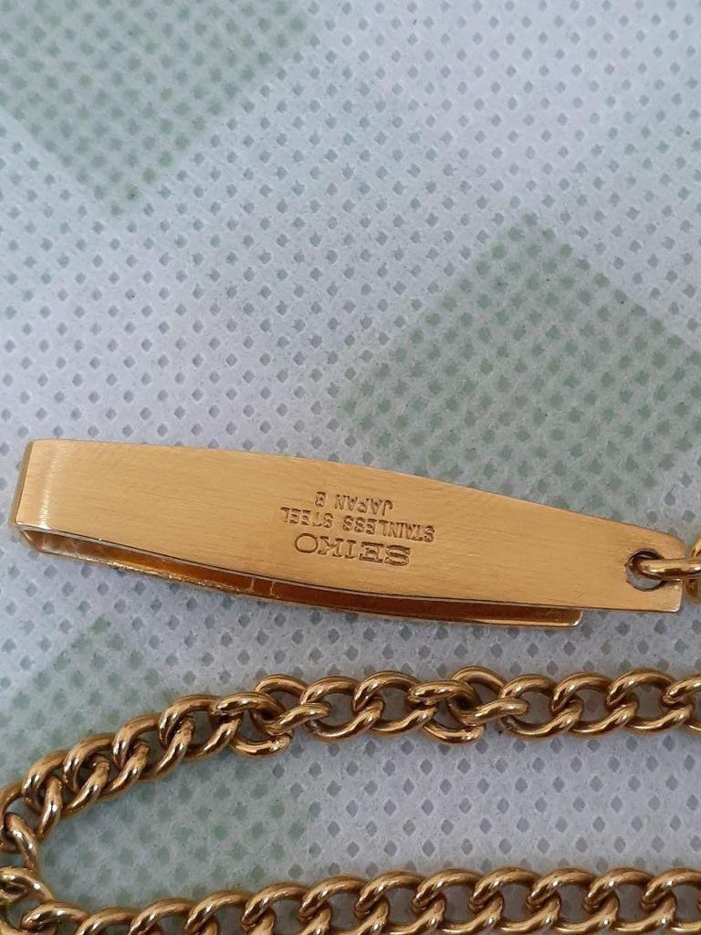 [USED] SEIKO Gold Pocket Watch with Chain