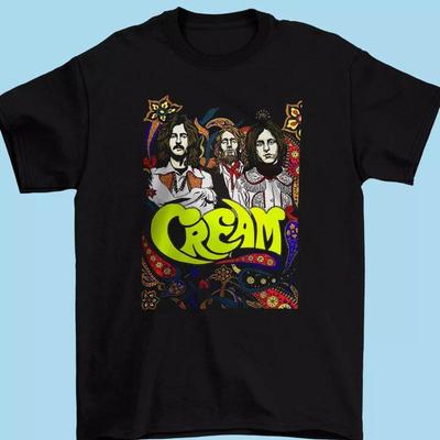 Cream Band Member T Shirt Black Men All Size S M L 2345Xl