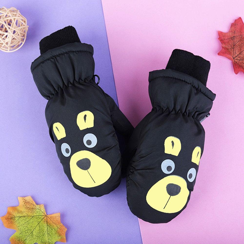 Windproof Children Ski Gloves Non-slip Sports Gloves for 5-8 Years Old Kids Boys Girls
