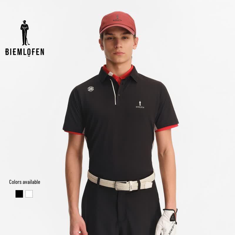 Biyin Lefen Men s Quick-Dry Sun Protection Golf Polo Shirt 2XL
