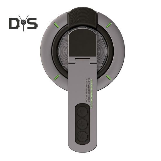 

Магнитная подставка-кольцо для телефона, вращающаяся на 360 градусов, светящийся кронштейн для телефона, многоугольный регулируемый двухсторонний держатель для телефона для снятия стресса и поднятия настроения