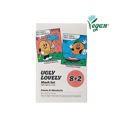 Ugly Lovely Potato & Mandarin Mask Set 8+2 (Vegan)